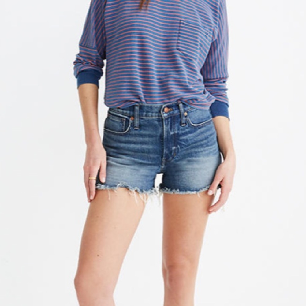 NWT Madewell Perfect Jean Short in Rayburn